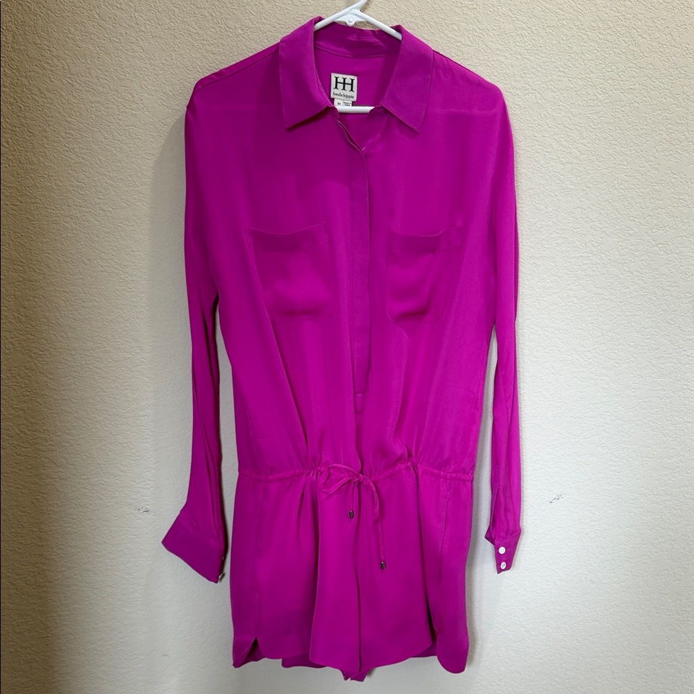 Haute Hippie silk romper nwot